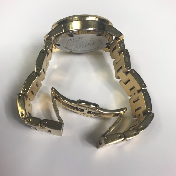 Gold Movado Bold With K1 Crystal Dot Ring - Picture 7 of 7